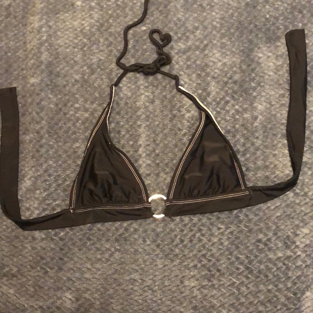 Isaac Mizrahi 2000s black swimsuit.